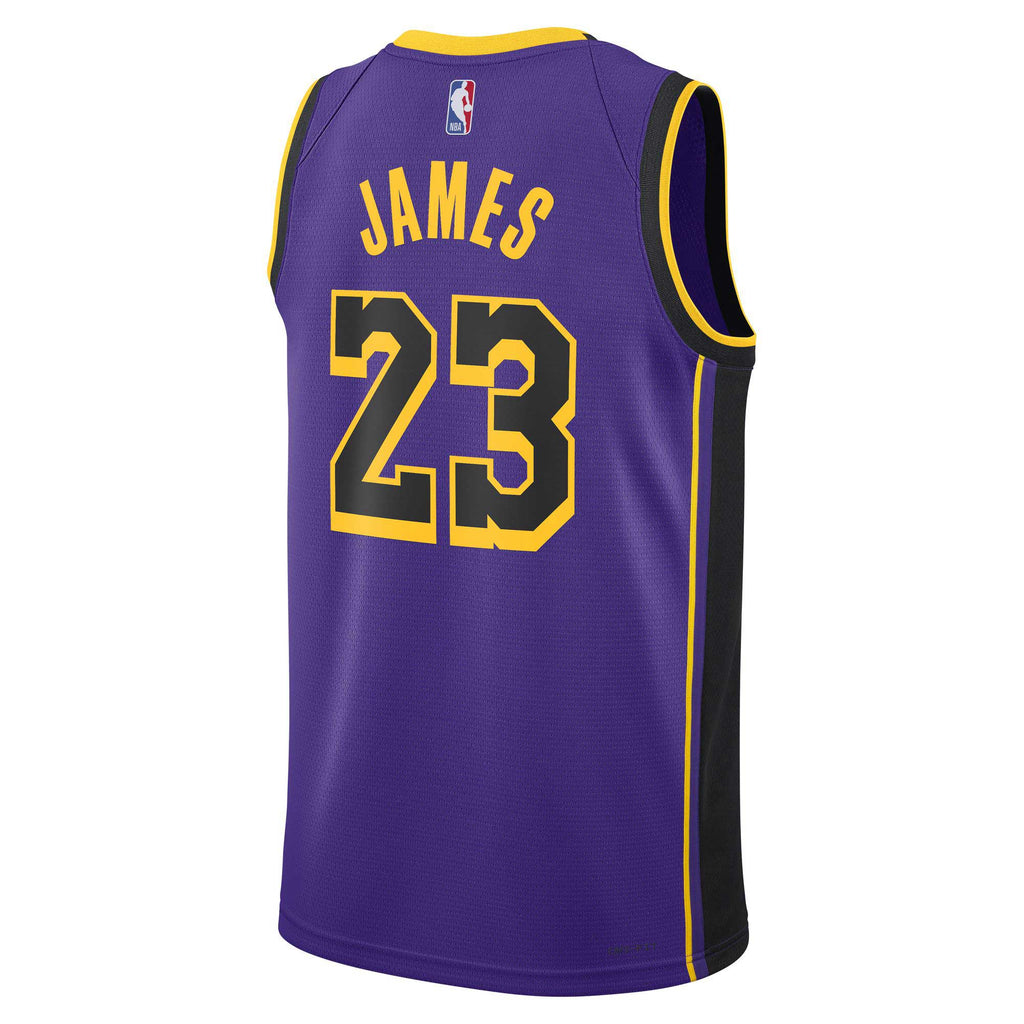 LeBron James Los Angeles Lakers Statement Edition Swingman Basketball Jersey - Unisex