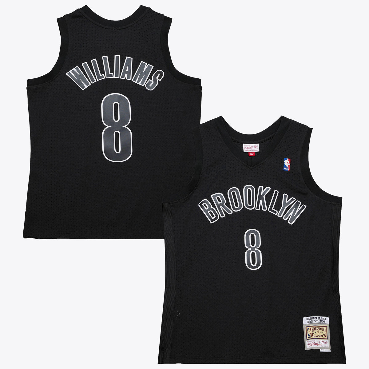 Deron Williams Brooklyn Nets 2012 Day Authentic Basketball Jersey - Black