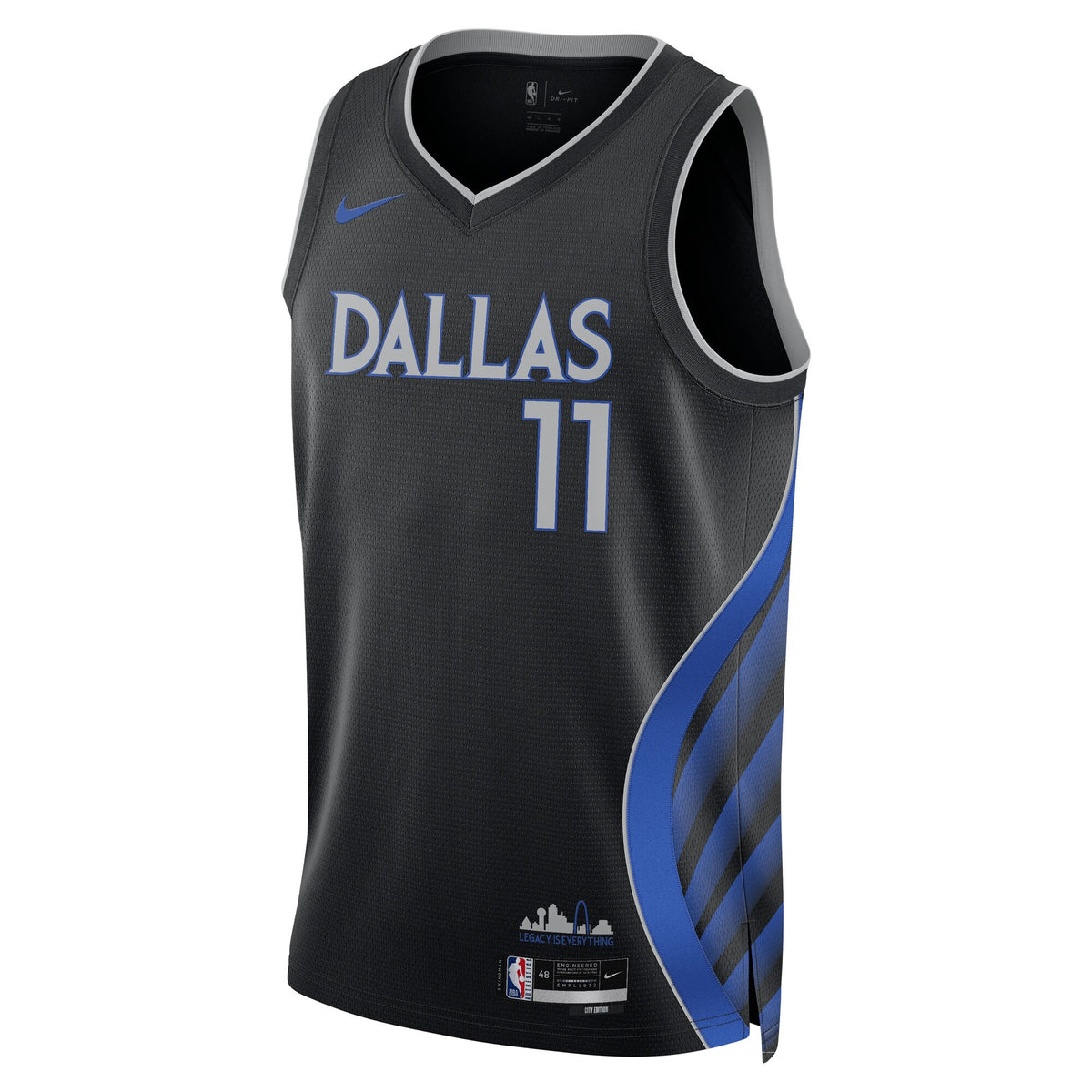 Kyrie Irving Dallas Mavericks 2025/26 City Edition Swingman Basketball Jersey - Black - Unisex