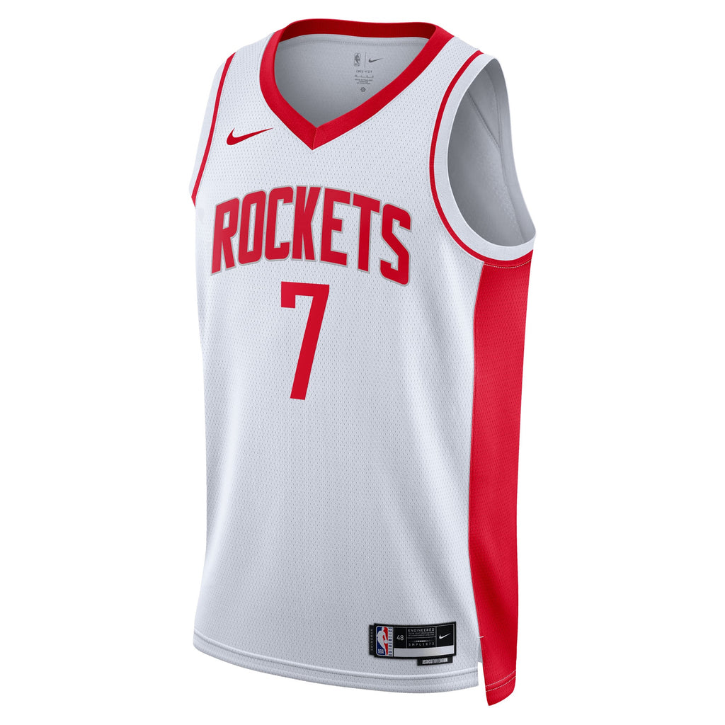 Kevin Durant Houston Rockets Association Edition Swingman Basketball Jersey - White - Unisex