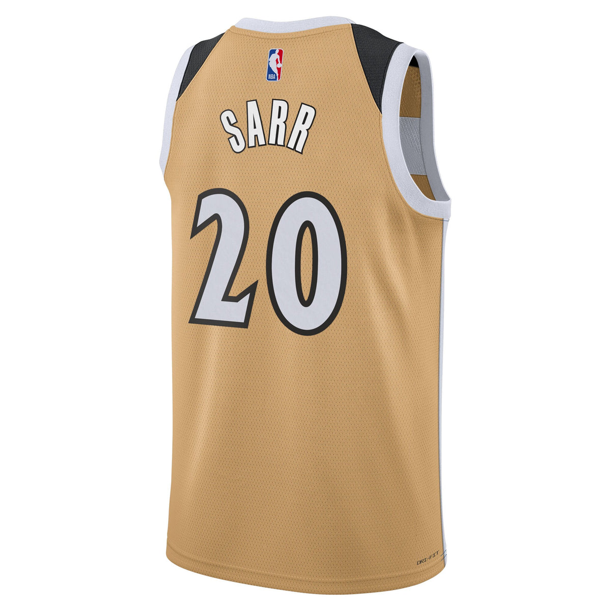 Alex Sarr Washington Wizards 2025/26 City Edition Swingman Basketball Jersey - Tan - Unisex