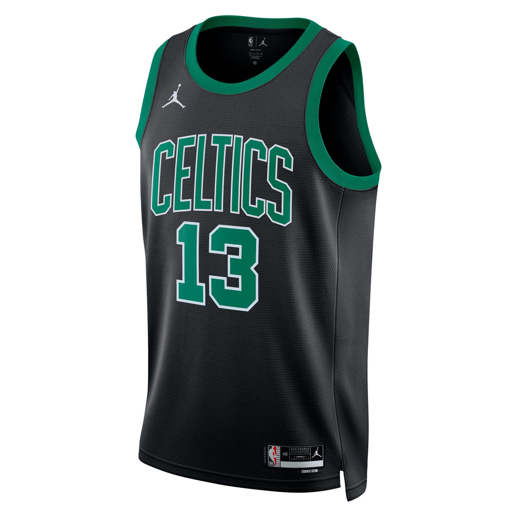 Paul George Boston Celtics Statement Edition Swingman Basketball Jersey - Black - Unisex