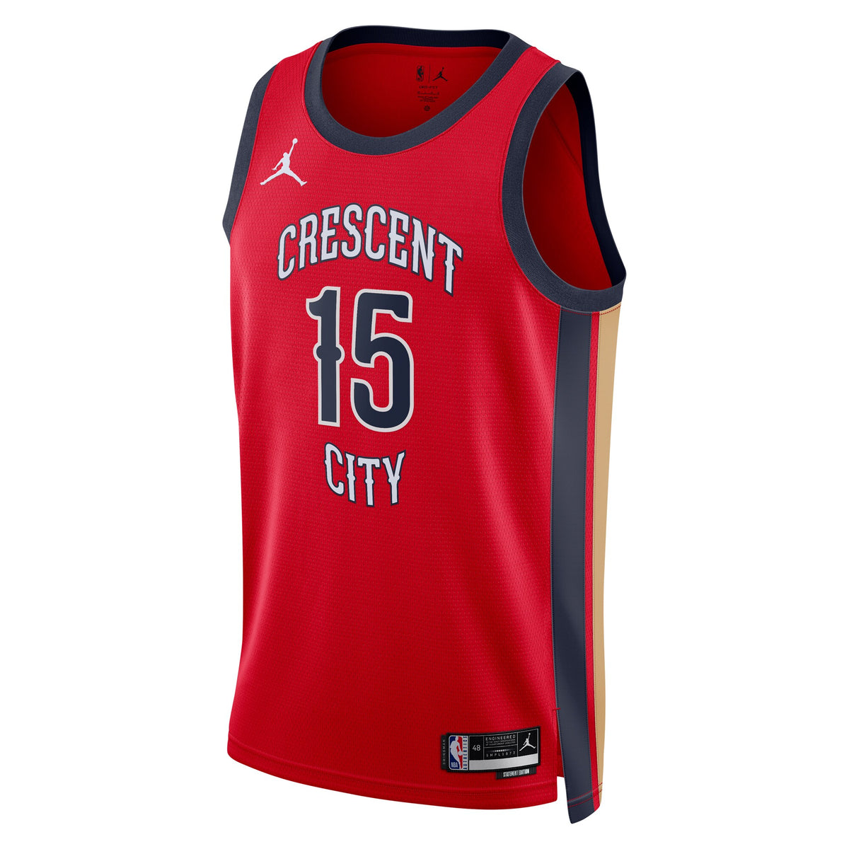 Jose Alvarado New Orleans Pelicans Statement Edition Swingman Basketball Jersey - Red - Unisex