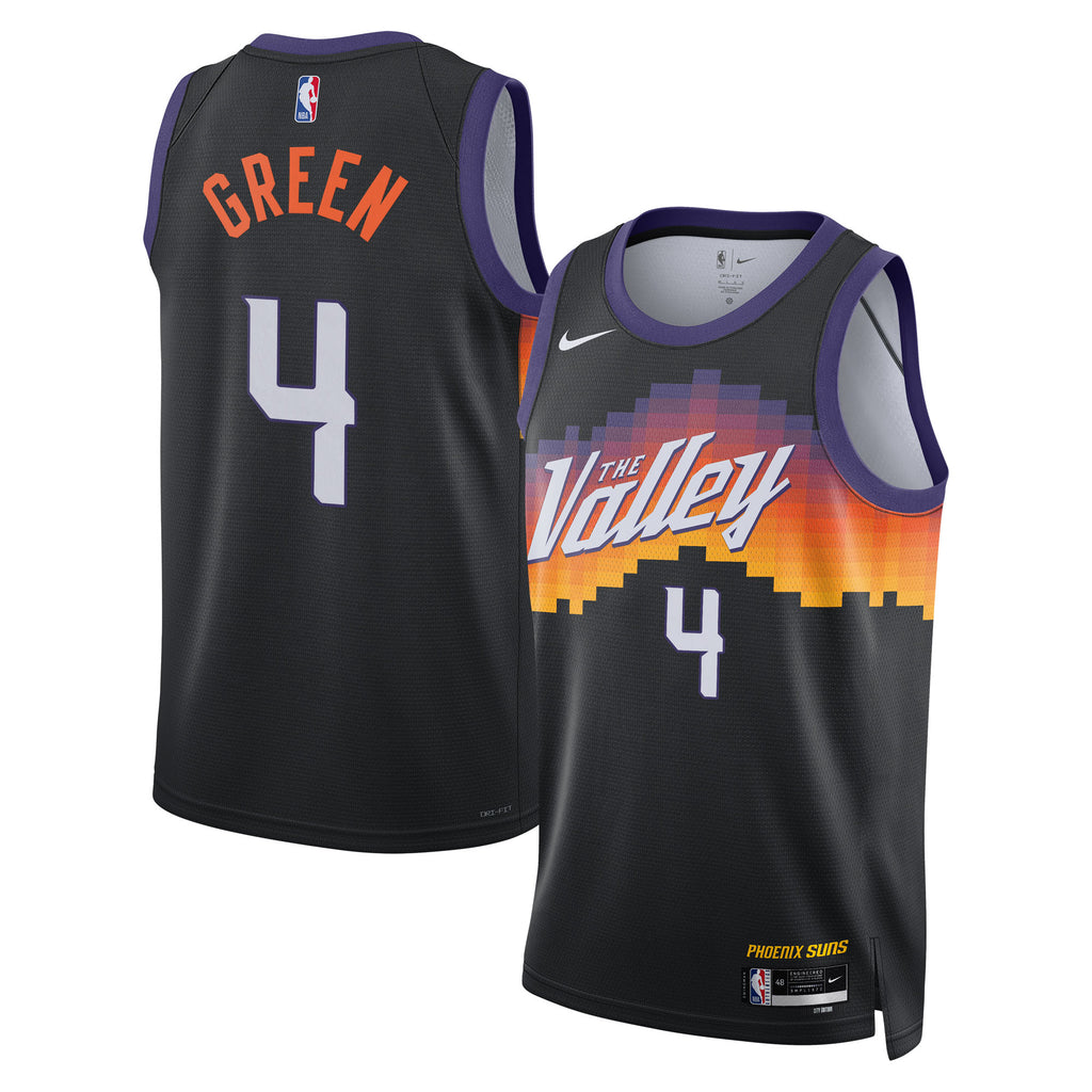 Jalen Green Phoenix Suns 2025/26 City Edition Swingman Basketball Jersey - Black - Unisex