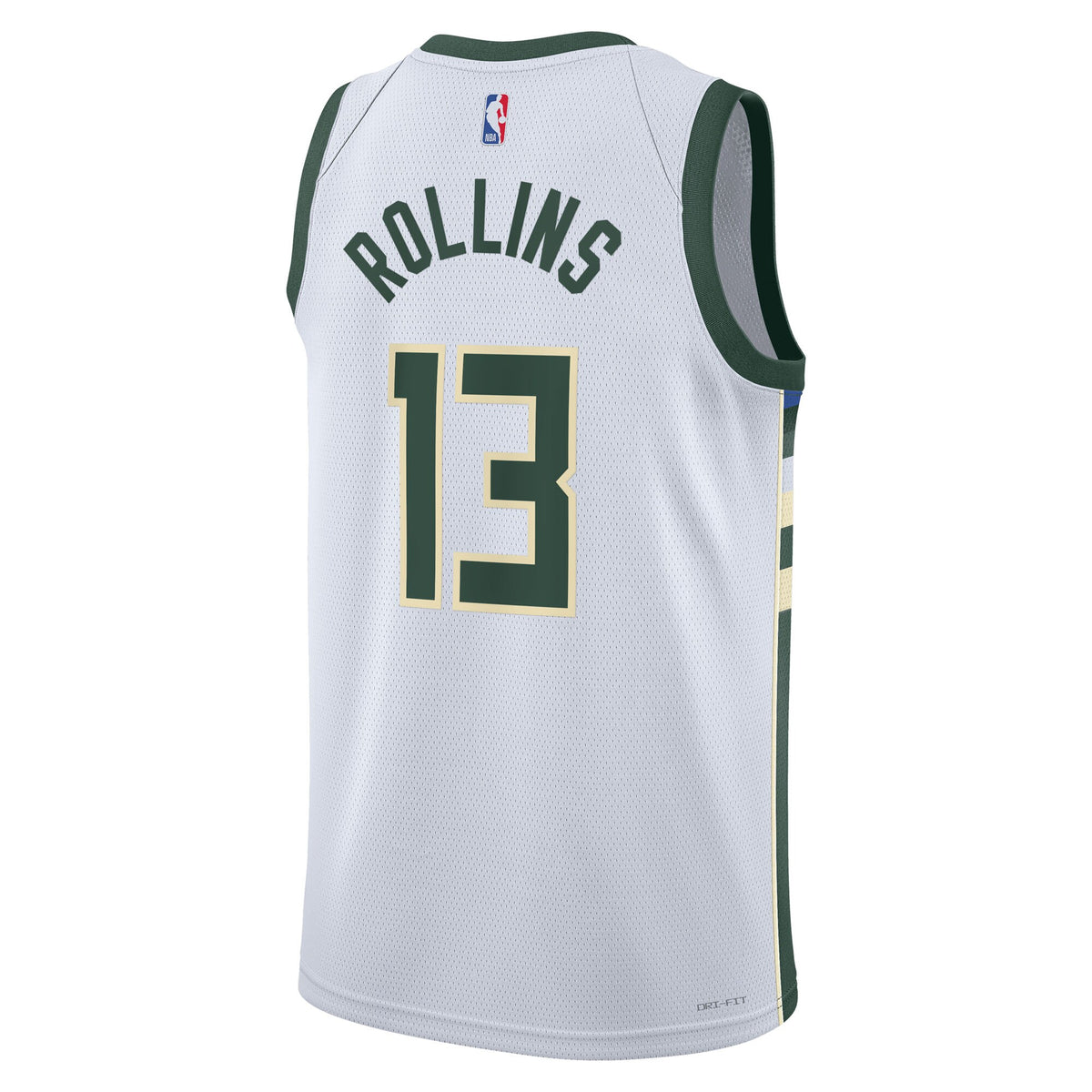 Ryan Rollins Milwaukee Bucks Association Edition Swingman Basketball Jersey - White - Unisex
