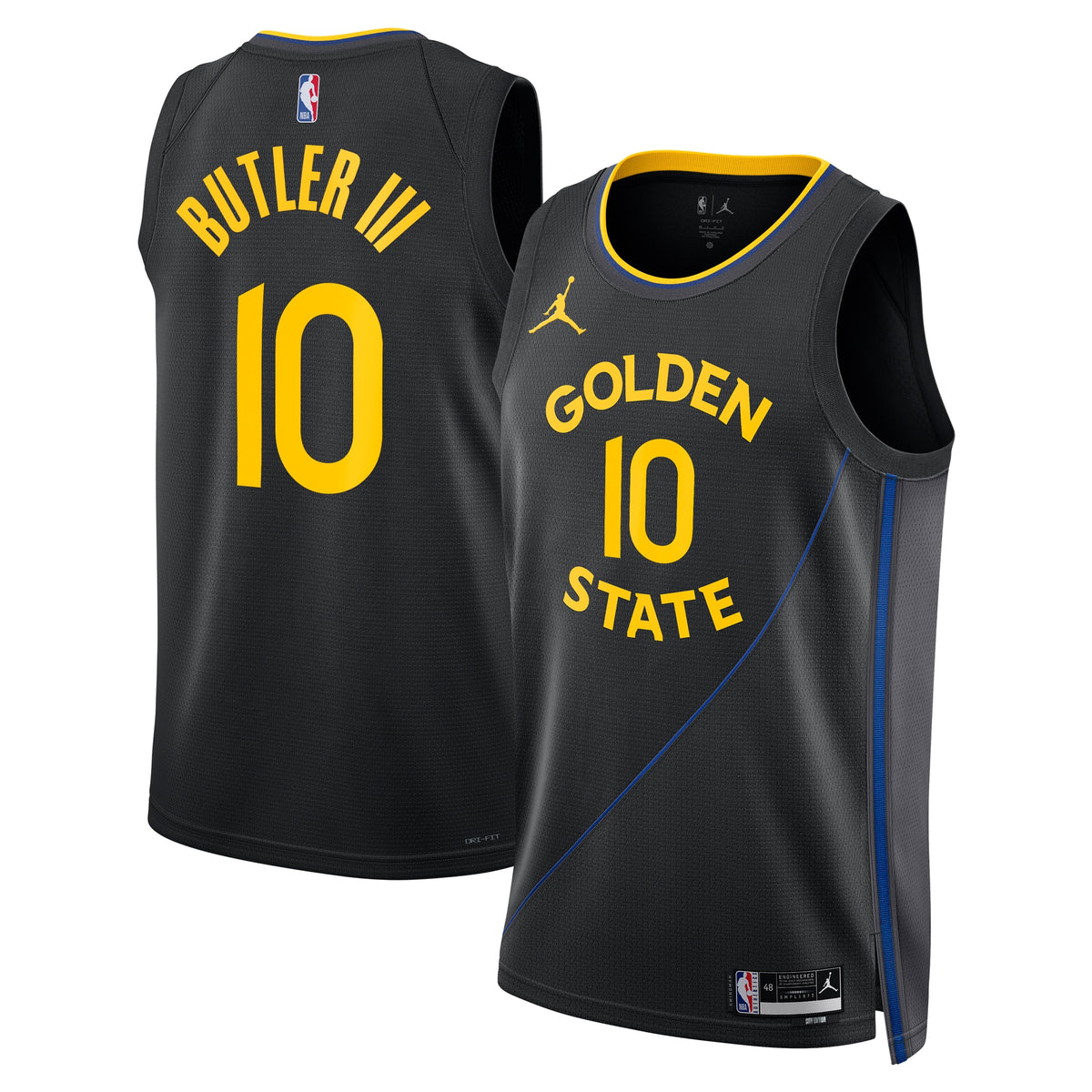 Jimmy Butler III Golden State Warriors 2024/25 Statement Edition Swingman Basketball Jersey - Black - Unisex