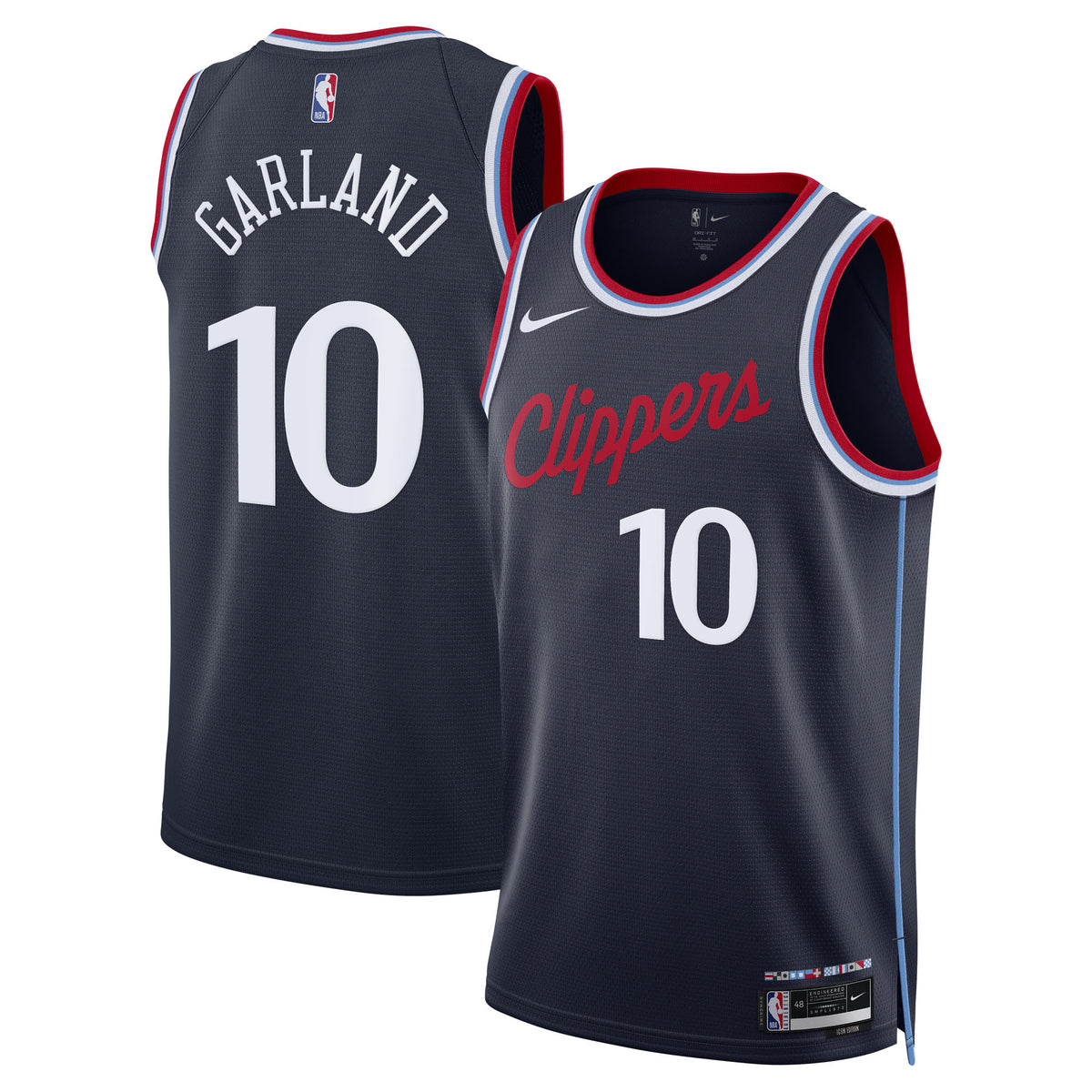 Darius Garland Los Angeles Clippers Icon Edition Swingman Basketball Jersey - Navy - Unisex