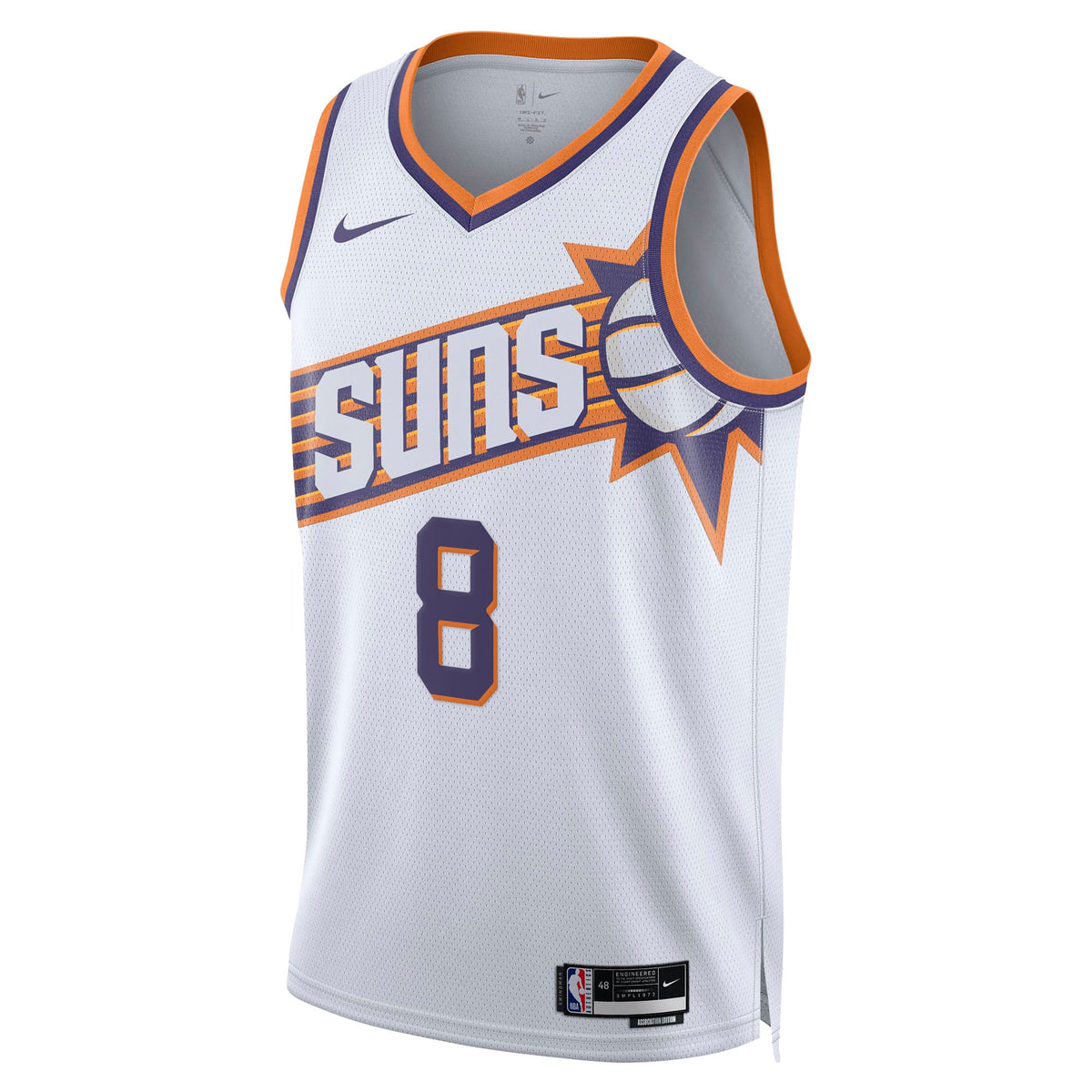 Luke Kennard Phoenix Suns Association Edition Swingman Basketball Jersey - White - Unisex