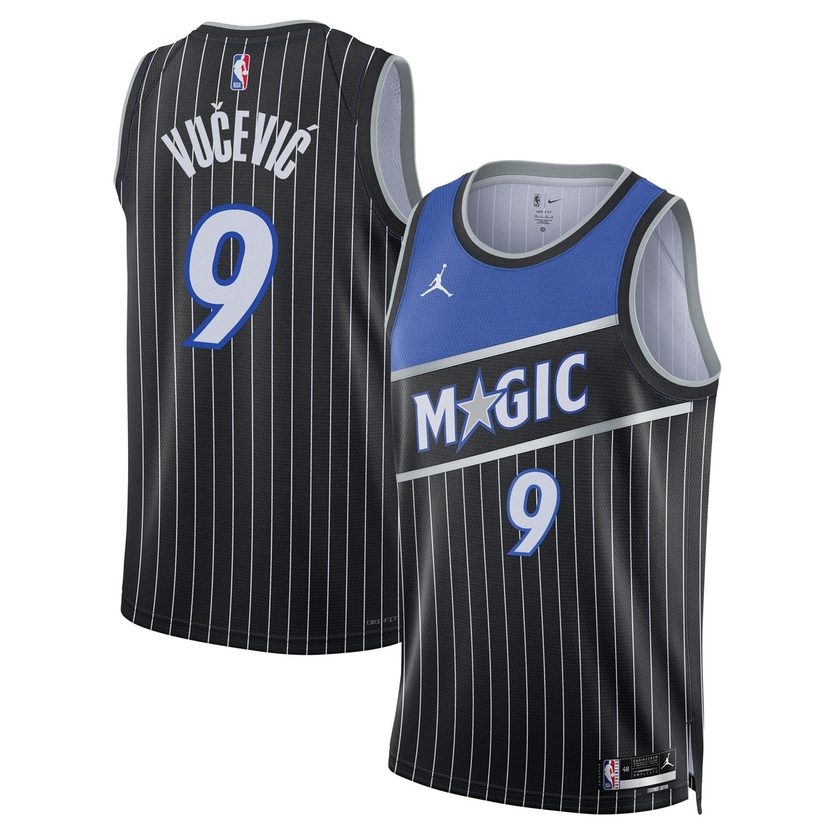 Nikola Vučević Orlando Magic Statement Edition Basketball Jersey - Black - Unisex