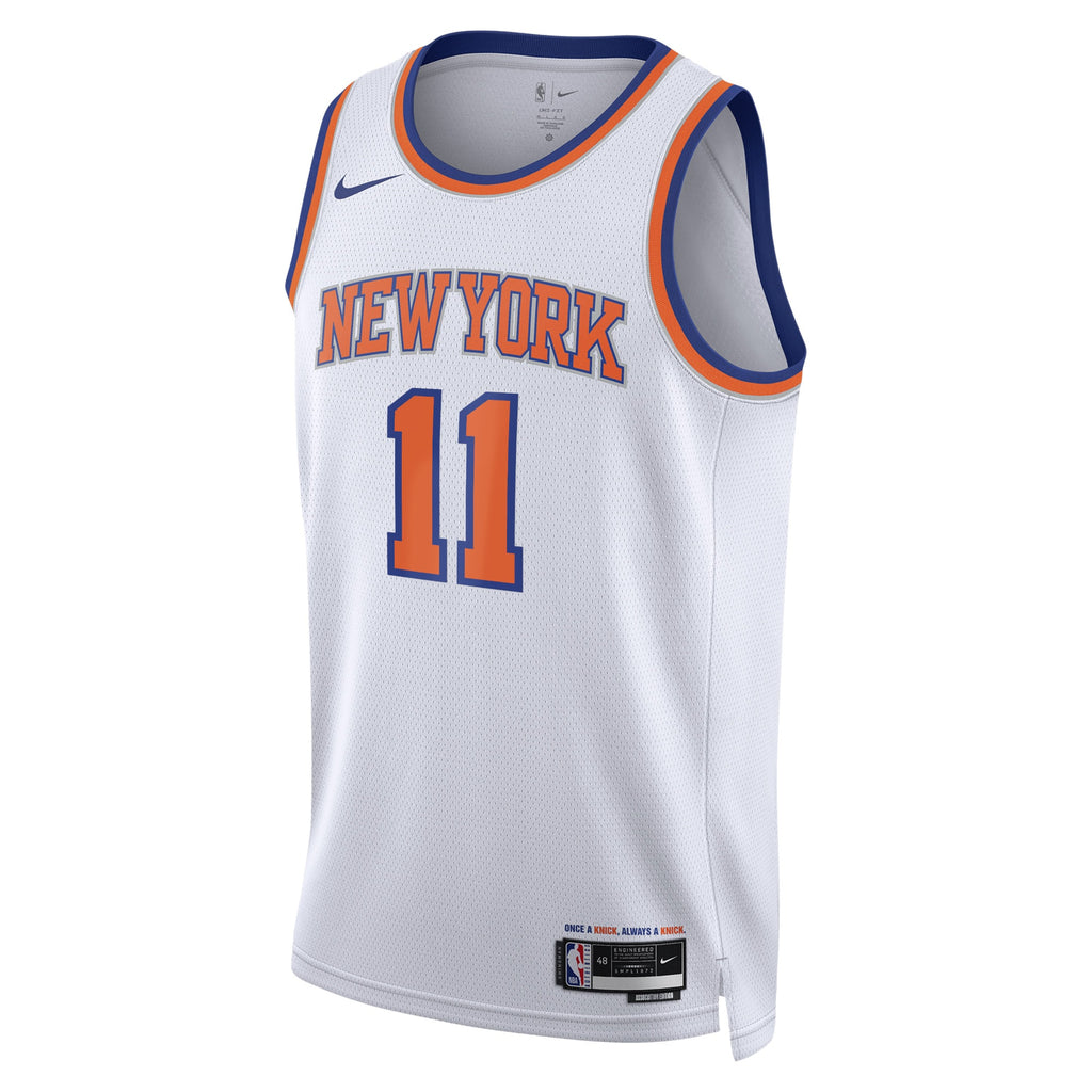 Jalen Brunson New York Knicks Association Edition Swingman Basketball Jersey - White - Unisex