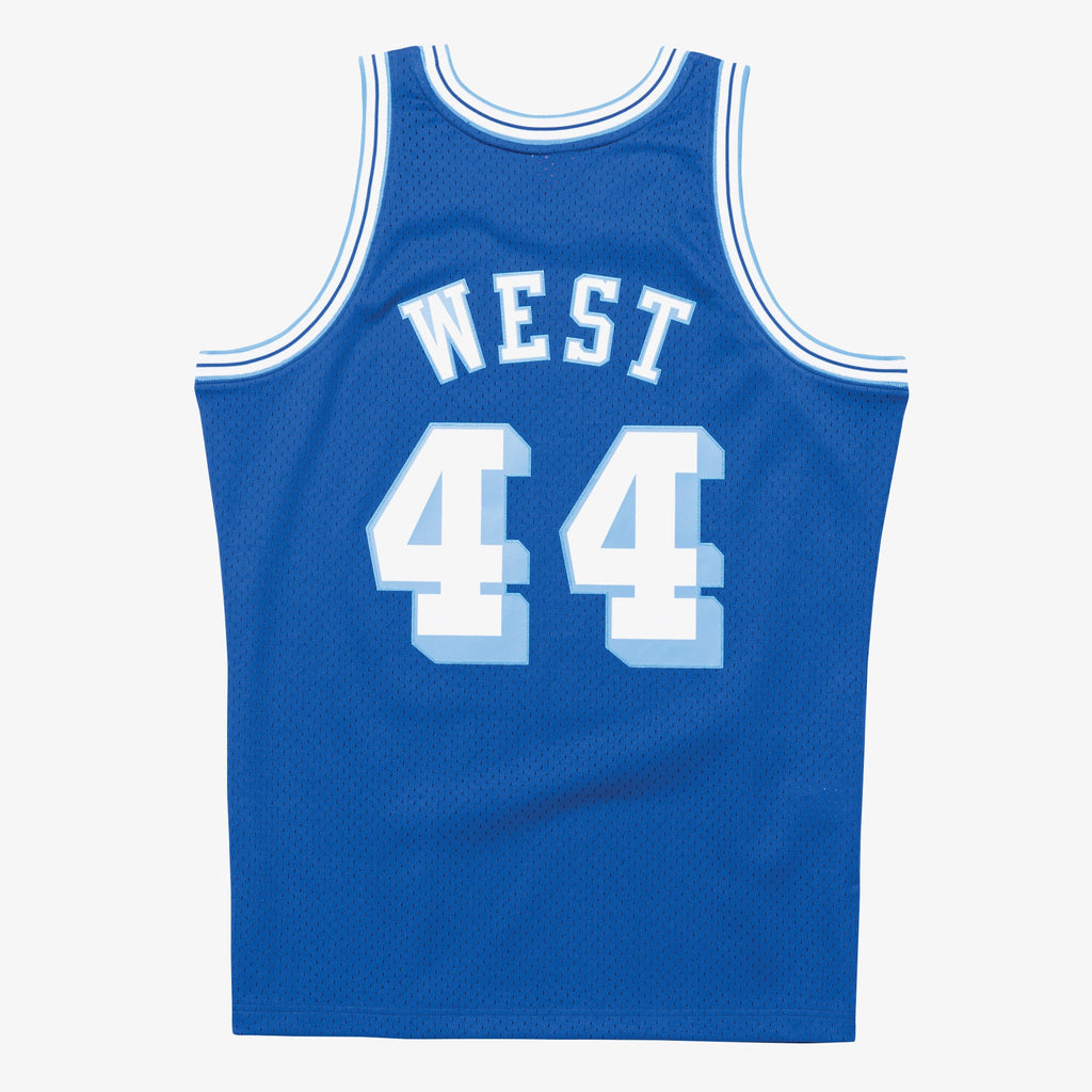 Jerry West Los Angeles Lakers 1960 - 61 Swingman Road Basketball Jersey