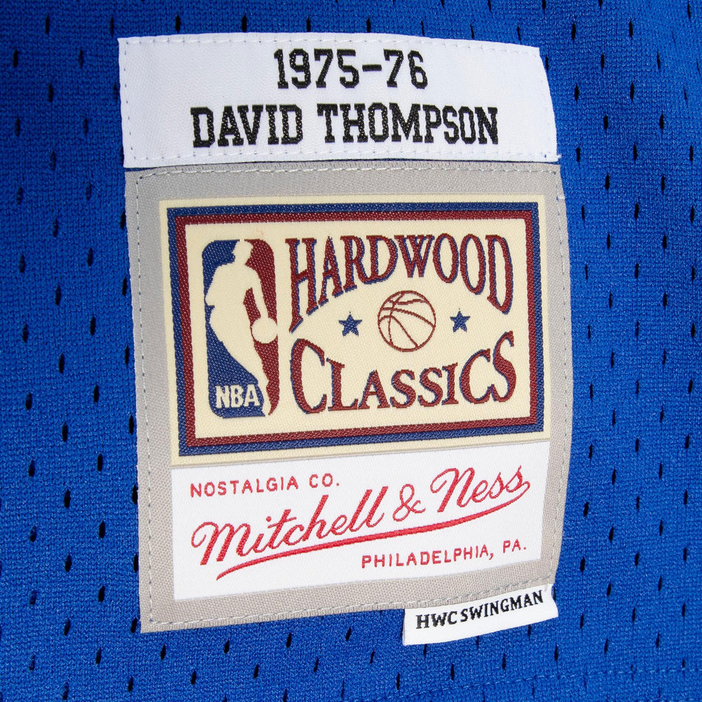 David Thompson Denver Nuggets 1975 Dark Authentic Basketball Jersey - Royal Blue