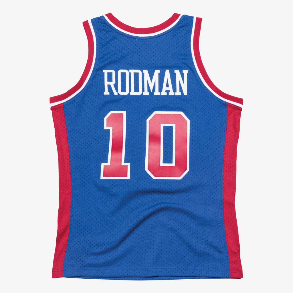 Dennis Rodman Detroit Pistons 1988 - 89 Swingman Road Basketball Jersey