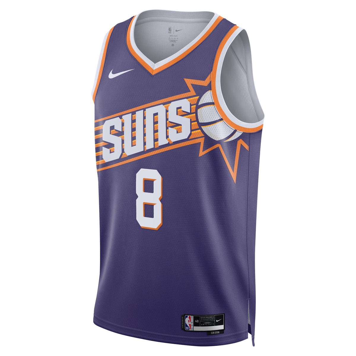 Luke Kennard Phoenix Suns Icon Edition Swingman Basketball Jersey - Purple - Unisex