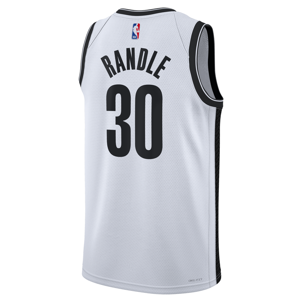 Julius Randle Brooklyn Nets Association Edition Swingman Basketball Jersey - White - Unisex