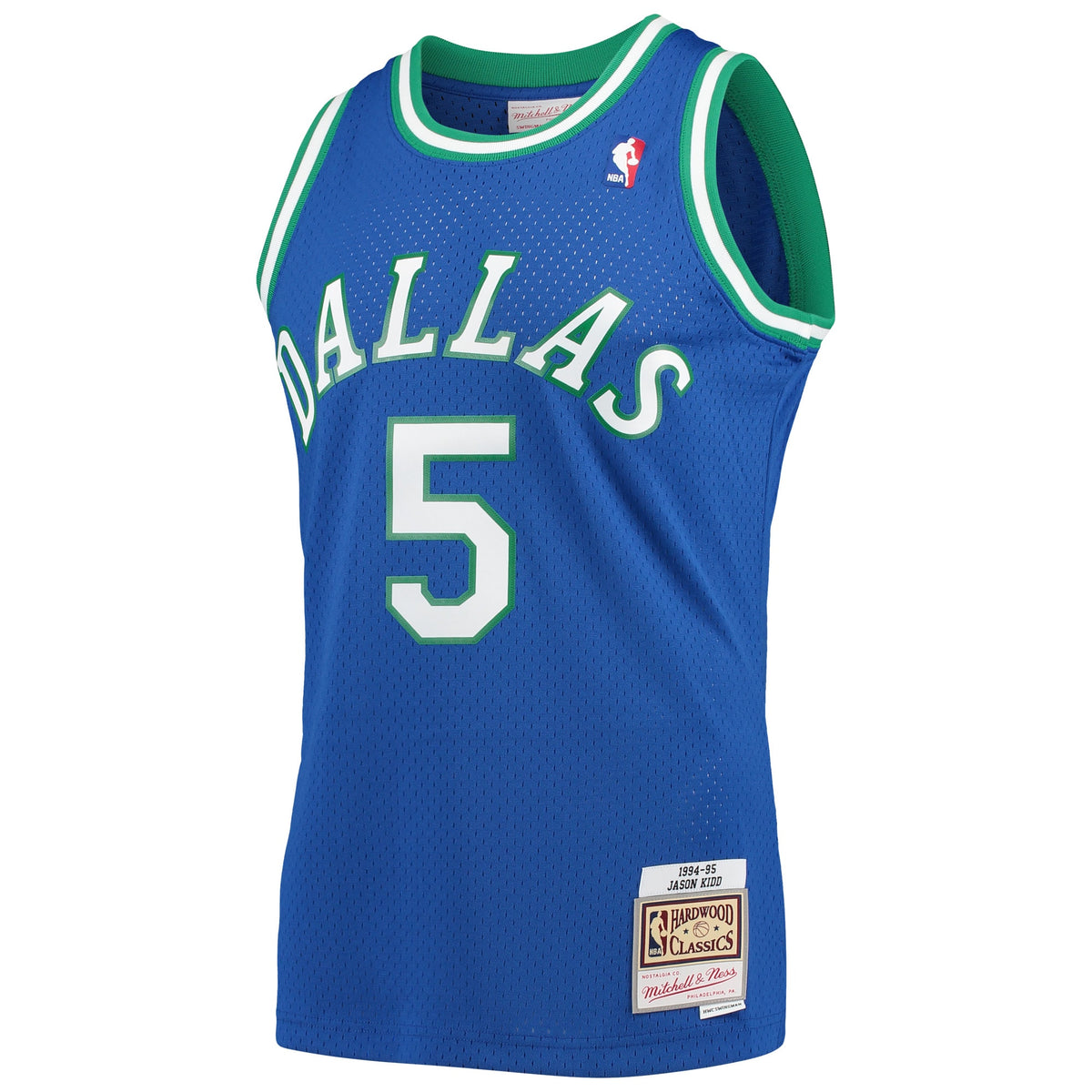 Jason Kidd Dallas Mavericks 1994 - 95 Hardwood Classics Swingman Basketball Jersey - Mens