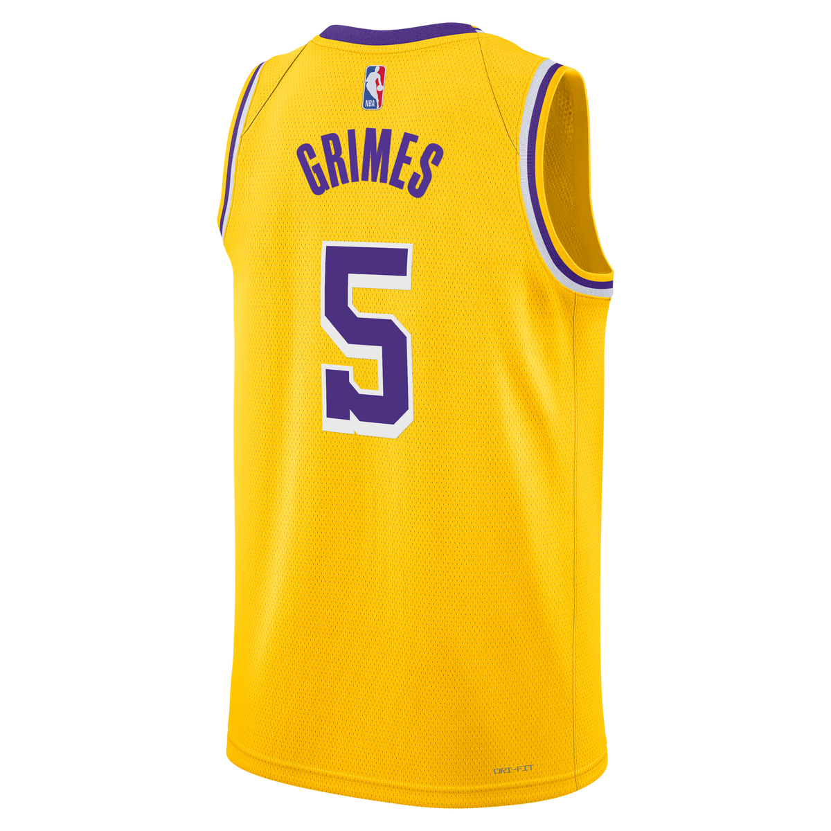 Quentin Grimes Los Angeles Lakers Icon Edition Swingman Basketball Jersey - Gold - Unisex