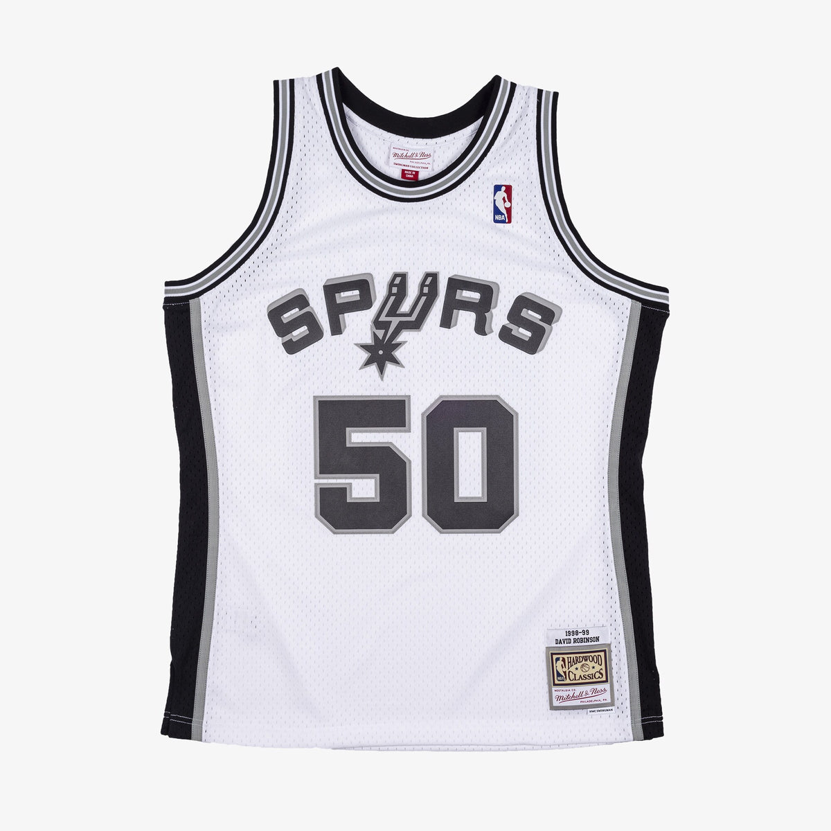 David Robinson San Antonio Spurs 1998 Authentic Swingman Basketball Jersey - White