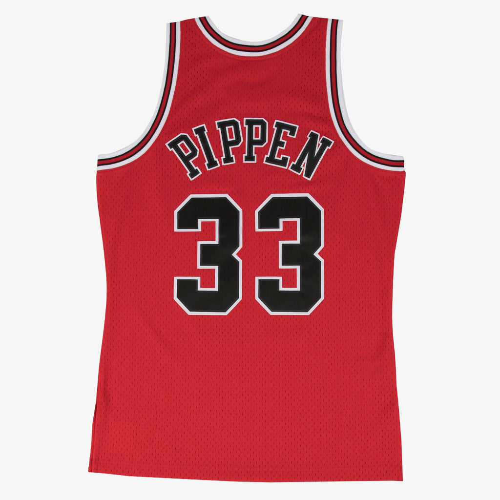 Scottie Pippen Chicago Bulls Swingman Road Basketball Jersey