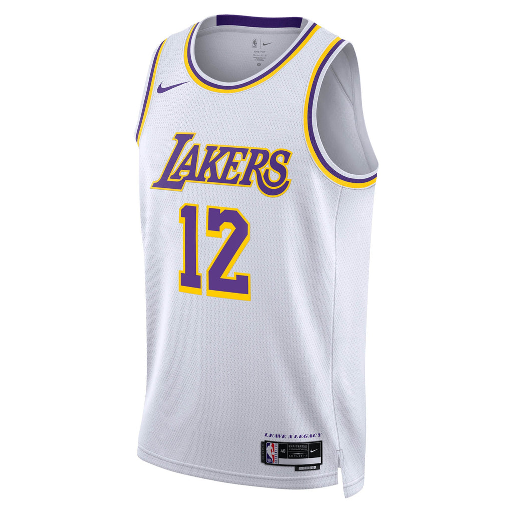 Jake LaRavia Los Angeles Lakers Association Edition Swingman Basketball Jersey - White - Unisex