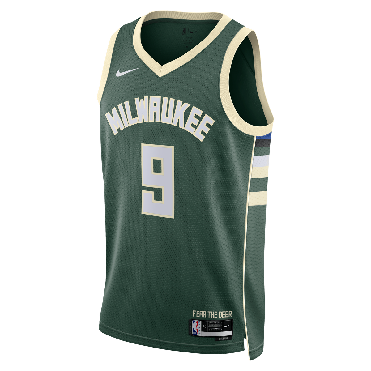 Kel'el Ware Milwaukee Bucks Icon Edition Swingman Basketball Jersey - White - Unisex