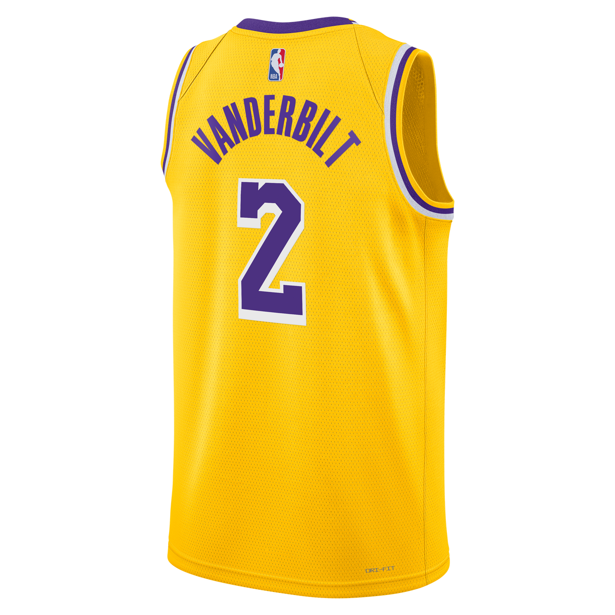 Jarred Vanderbilt Los Angeles Lakers Icon Edition Swingman Basketball Jersey - Gold - Unisex