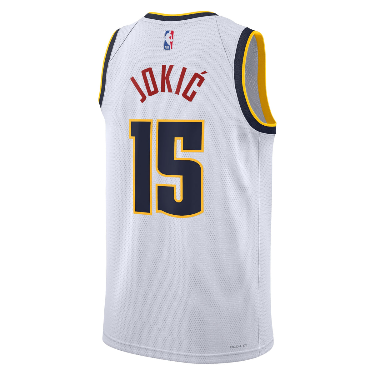 Nikola Jokić Denver Nuggets Association Edition Swingman Basketball Jersey - White - Unisex