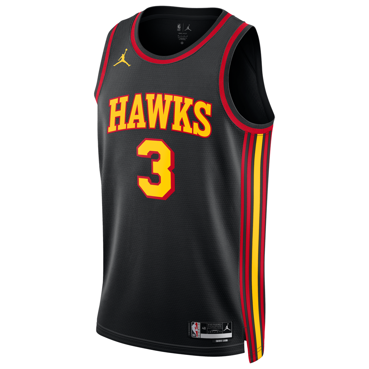CJ McCollum Atlanta Hawks Statement Edition Swingman Basketball Jersey - Black - Unisex