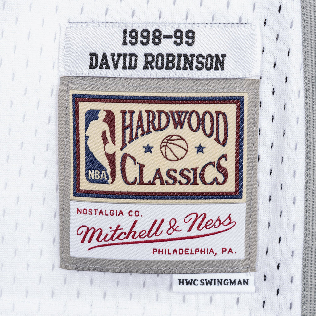 David Robinson San Antonio Spurs 1998 Authentic Swingman Basketball Jersey - White