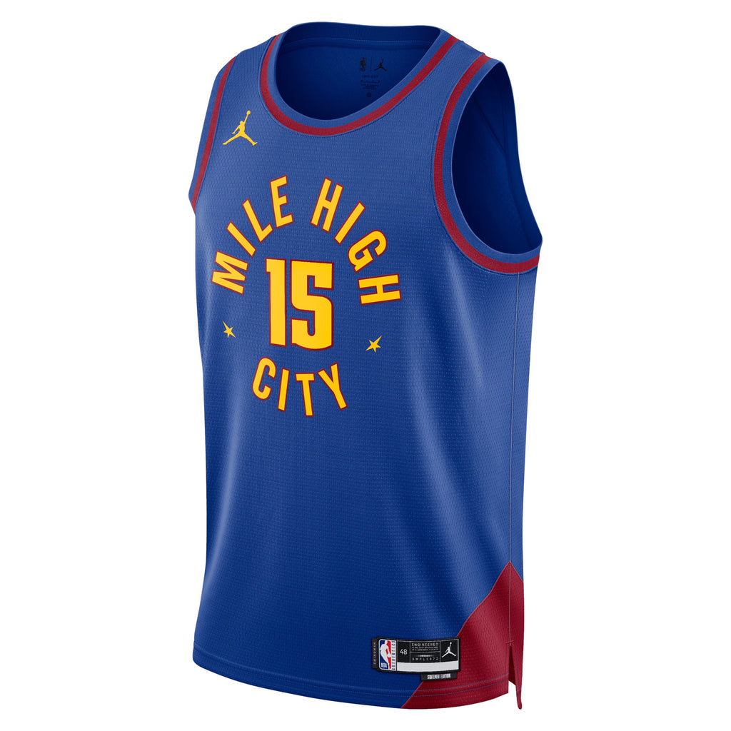 Nikola Jokić Denver Nuggets Statement Edition Swingman Basketball Jersey - Blue - Unisex