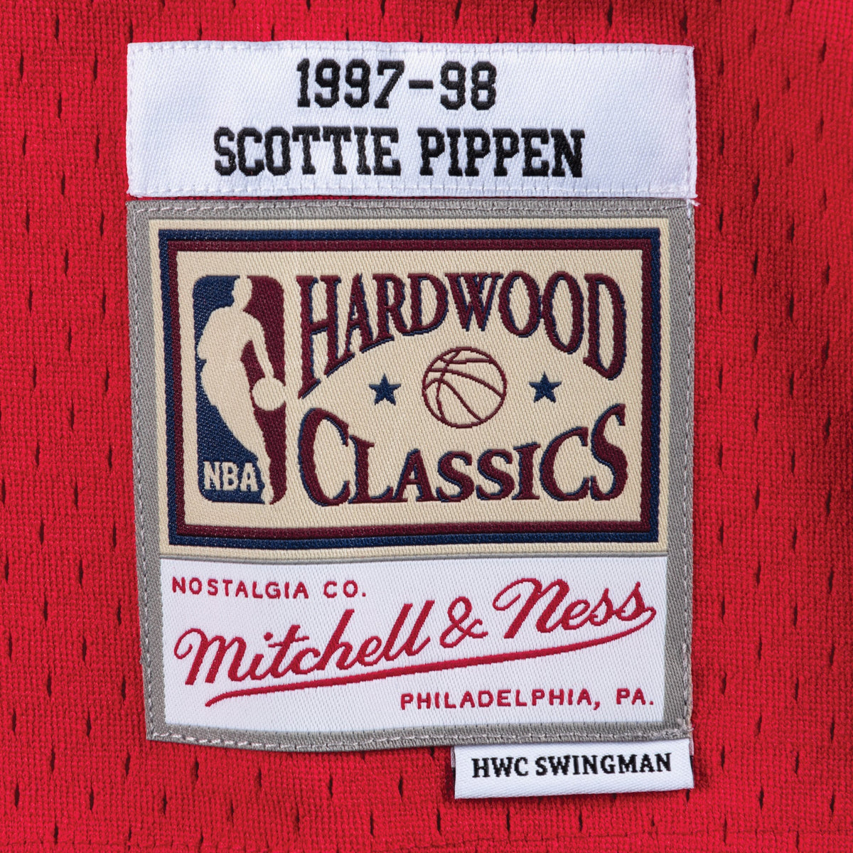 Scottie Pippen Chicago Bulls Swingman Road Basketball Jersey