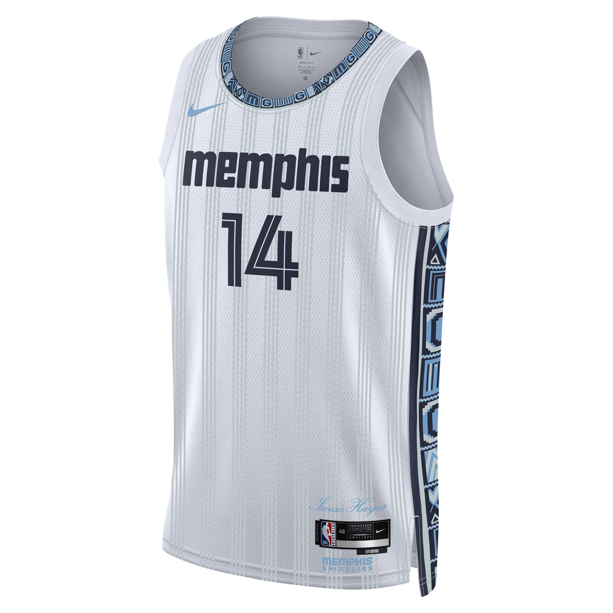 Zach Edey Memphis Grizzlies 2025/26 City Edition Swingman Basketball Jersey - Gray - Unisex
