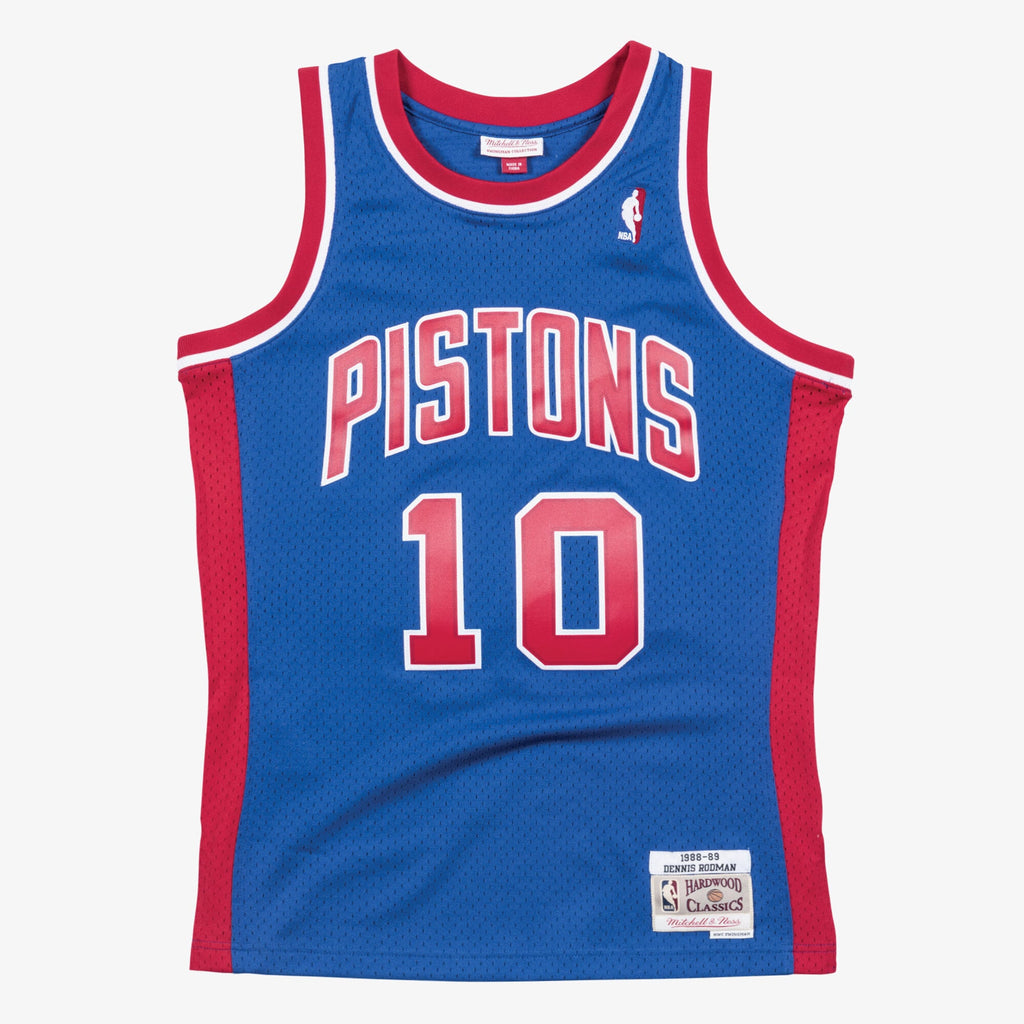 Dennis Rodman Detroit Pistons 1988 - 89 Swingman Road Basketball Jersey
