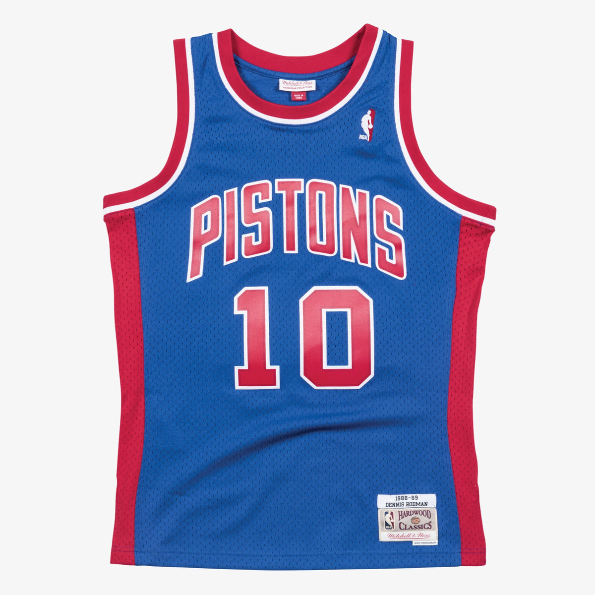 Dennis Rodman Detroit Pistons 1988 - 89 Swingman Road Basketball Jersey