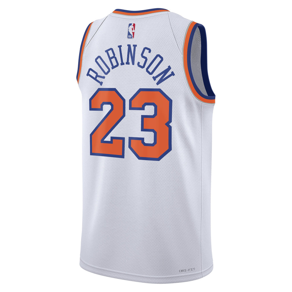 Mitchell Robinson New York Knicks Association Edition Swingman Basketball Jersey - White - Unisex