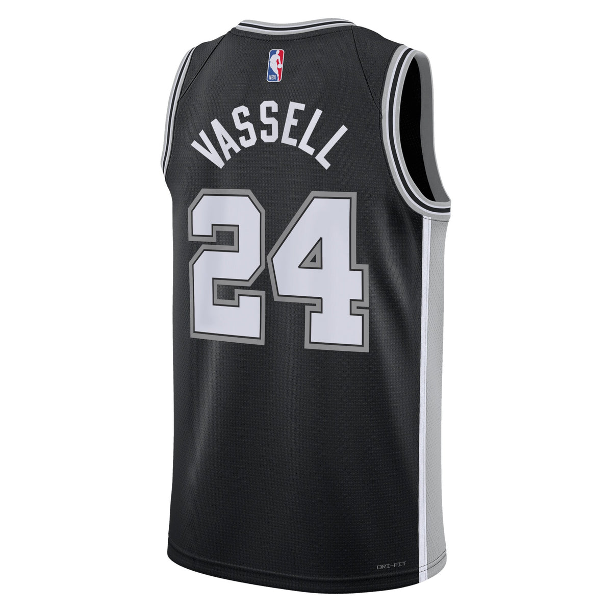 Devin Vassell San Antonio Spurs Icon Edition Swingman Basketball Jersey - Black - Unisex