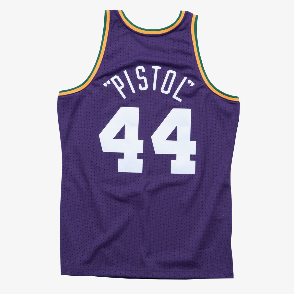 Pete Maravich New Orleans Jazz 1974 Authentic Swingman Road Basketball Jersey - Purple