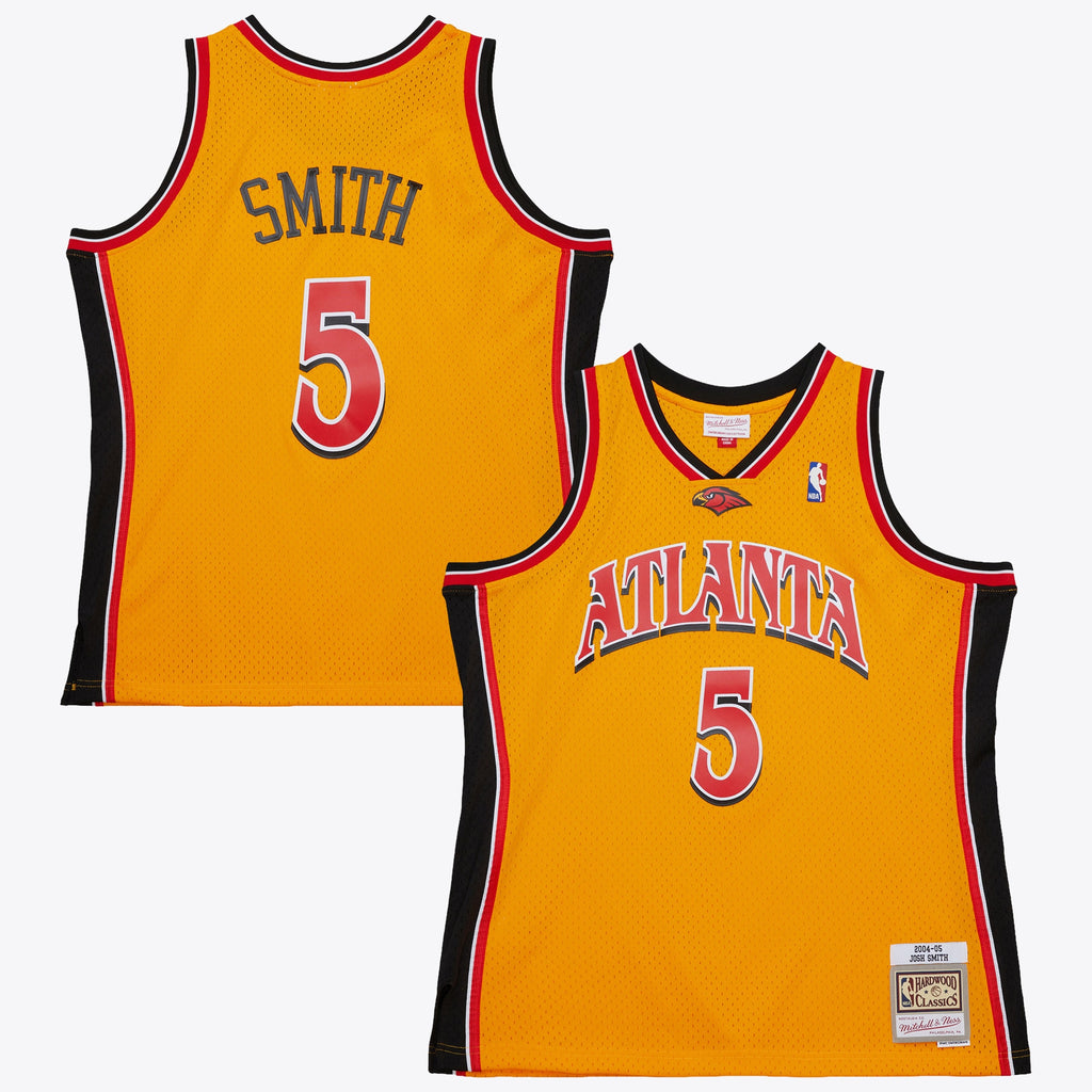 Josh Smith Atlanta Hawks 2004 Authentic Alternate Basketball Jersey - Yellow