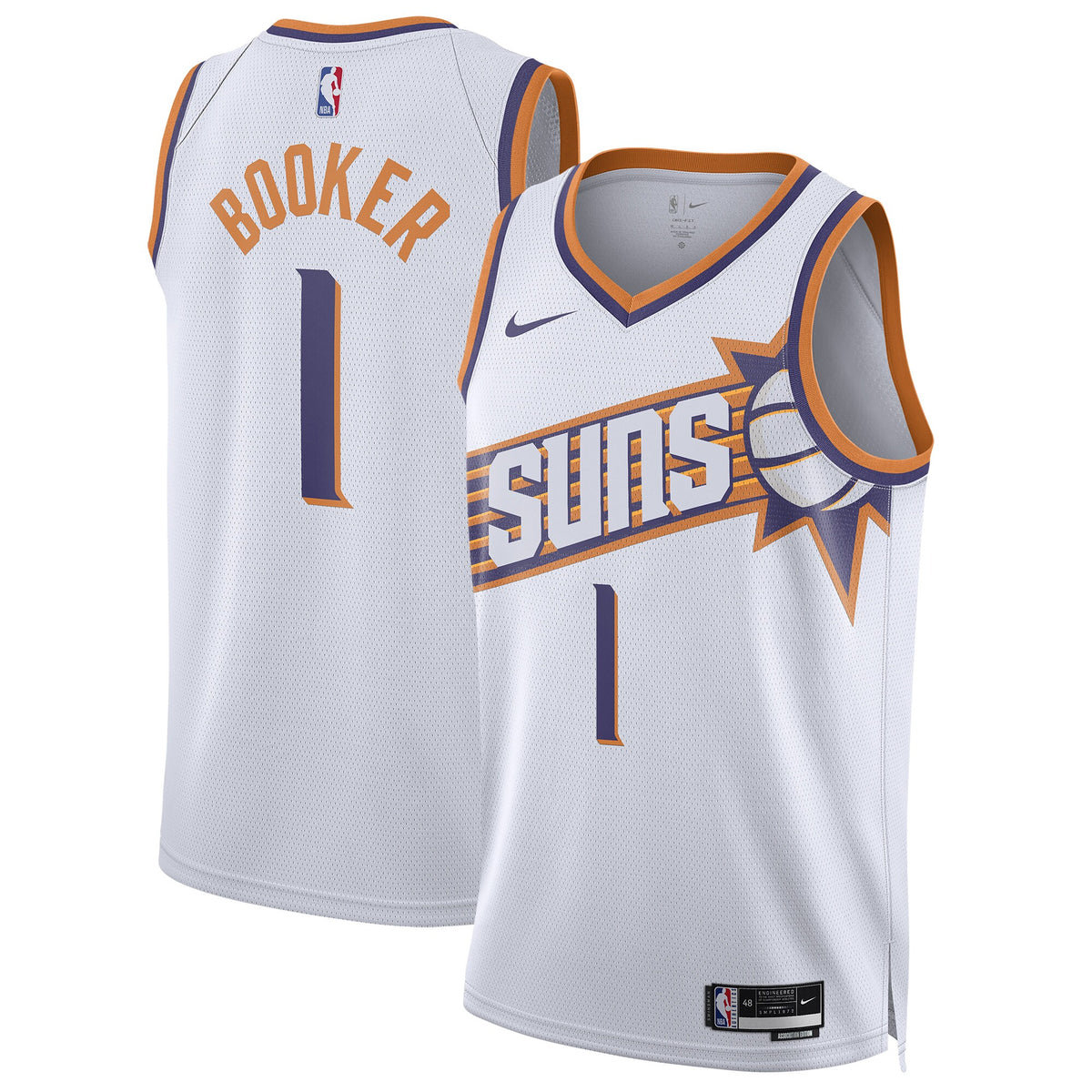 Devin Booker Phoenix Suns Swingman Association Basketball Jersey