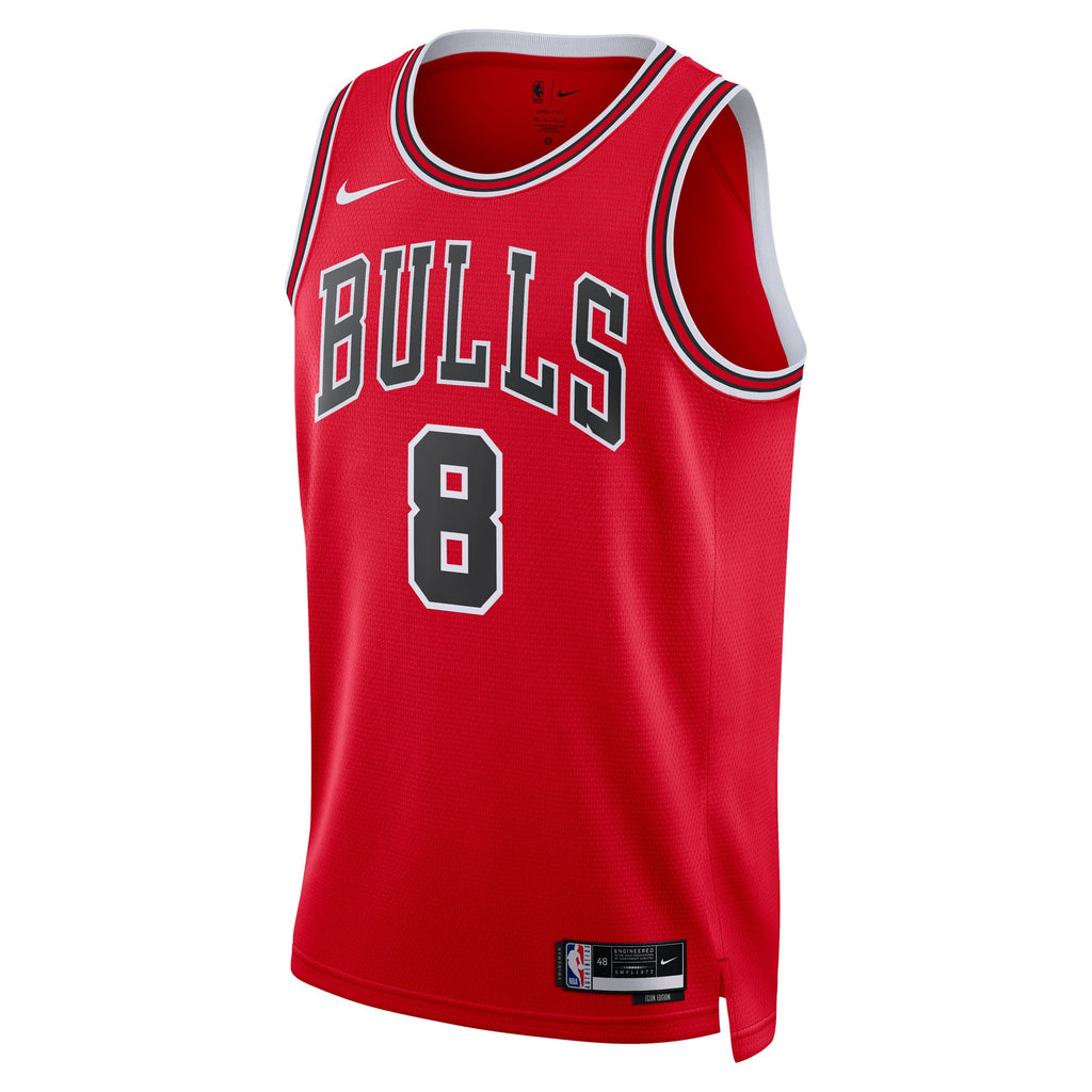 Yuki Kawamura Chicago Bulls Icon Edition Swingman Basketball Jersey - Red - Unisex