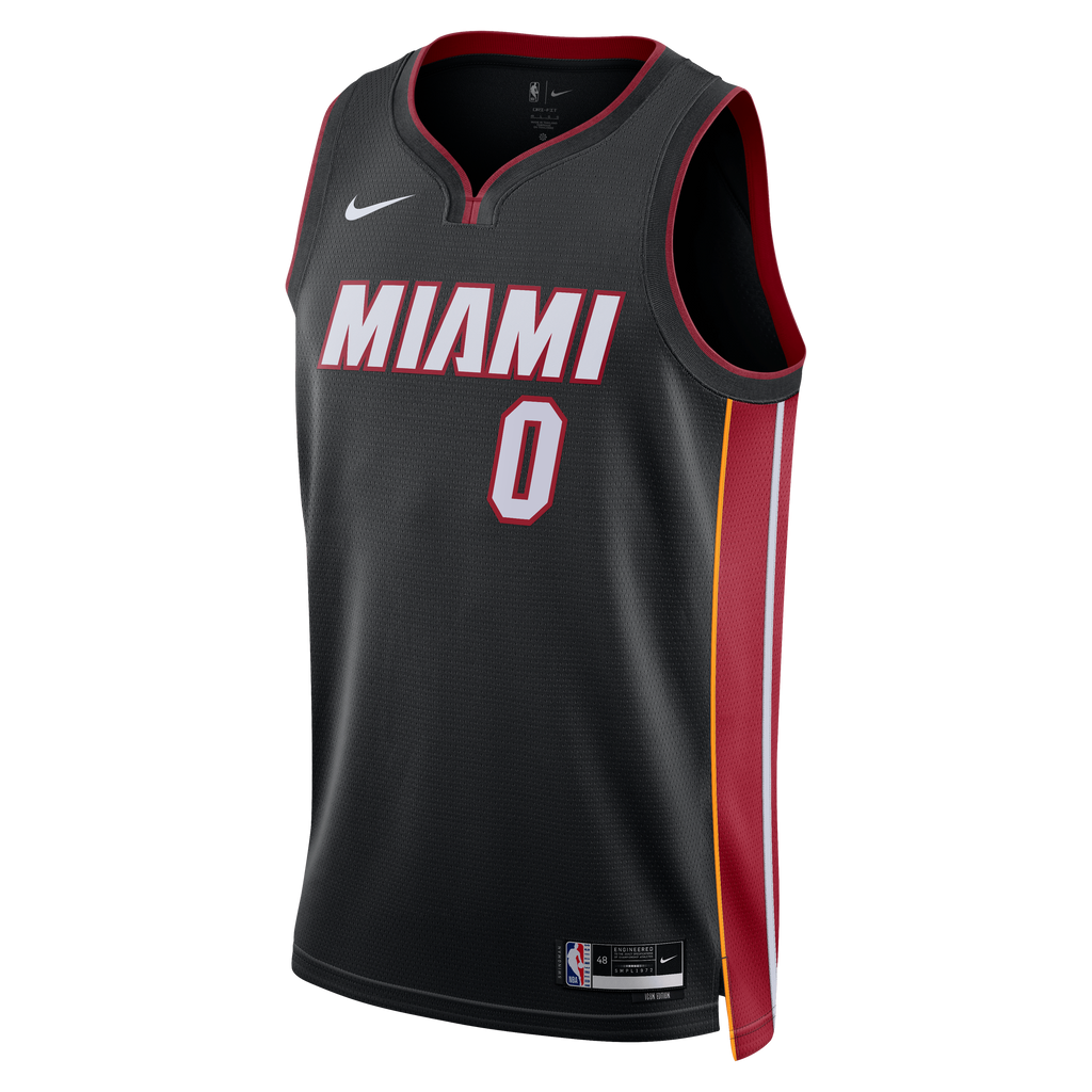 Simone Fontecchio Miami Heat Icon Edition Swingman Basketball Jersey - Black - Unisex