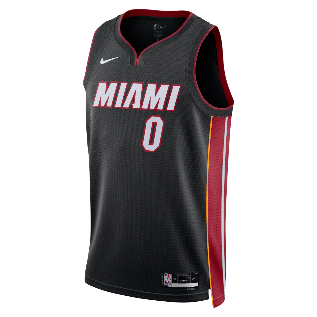 Simone Fontecchio Miami Heat Icon Edition Swingman Basketball Jersey - Black - Unisex