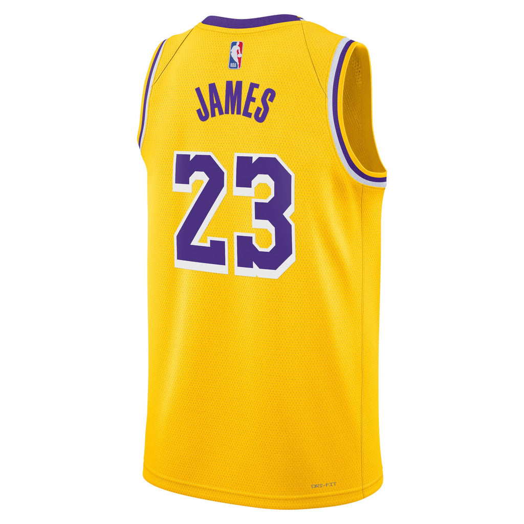 LeBron James Los Angeles Lakers Swingman Icon Basketball Jersey - Mens