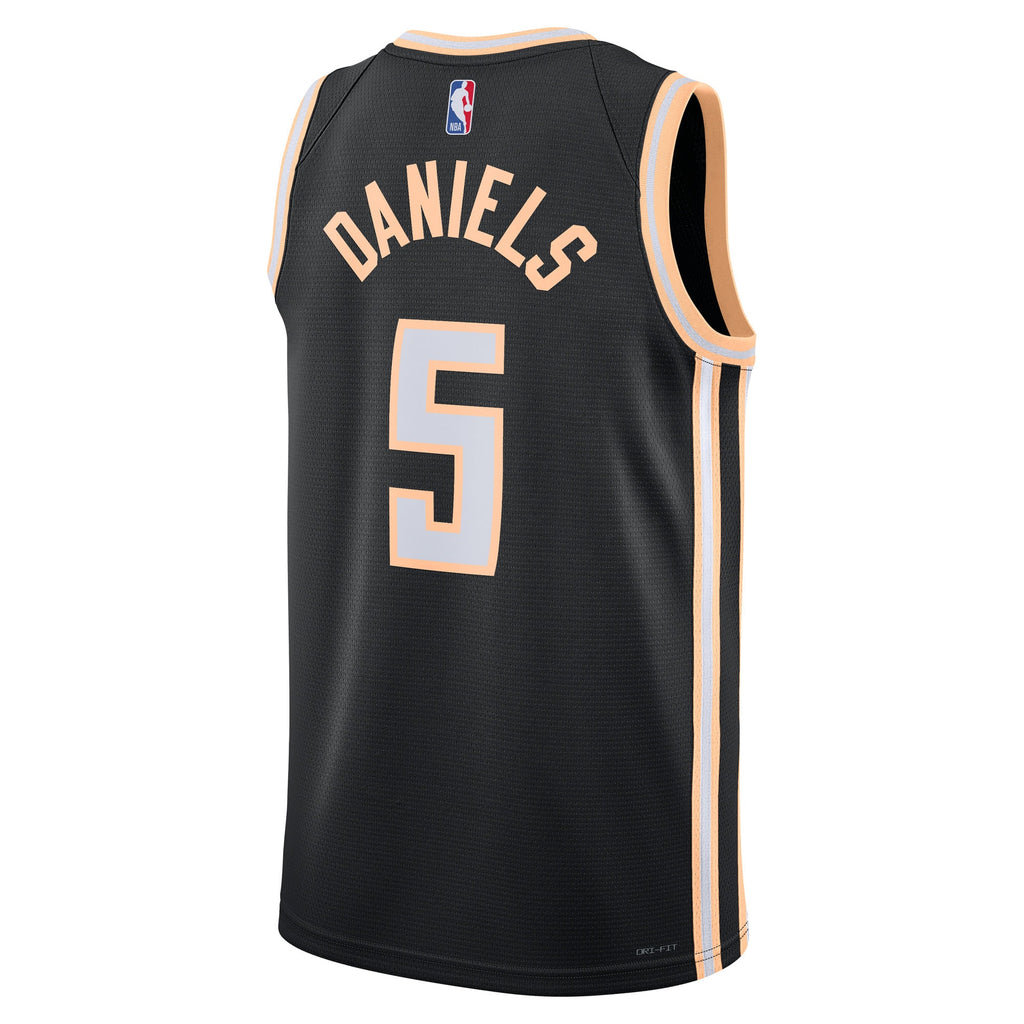 Dyson Daniels Atlanta Hawks 2025/26 City Edition Swingman Basketball Jersey - Black - Unisex