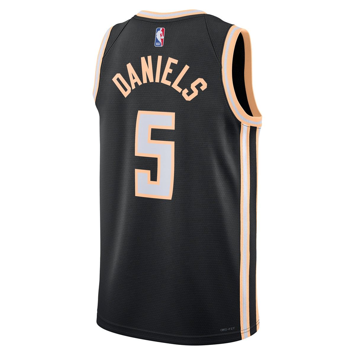 Dyson Daniels Atlanta Hawks 2025/26 City Edition Swingman Basketball Jersey - Black - Unisex