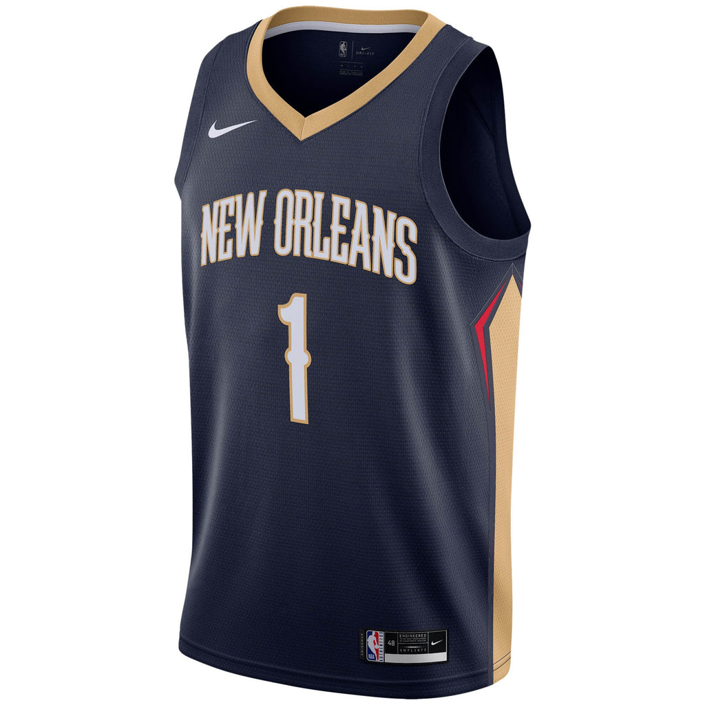 Zion Williamson New Orleans Pelicans Swingman Icon Basketball Jersey - Mens