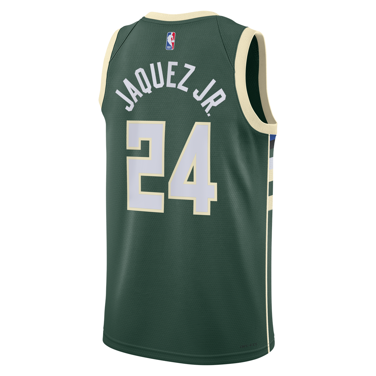 Jaime Jaquez Jr. Milwaukee Bucks Icon Edition Swingman Basketball Jersey - Hunter Green - Unisex