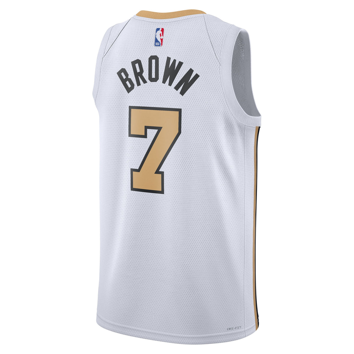 Jaylen Brown Boston Celtics 2025/26 City Edition Swingman Basketball Jersey - White - Unisex