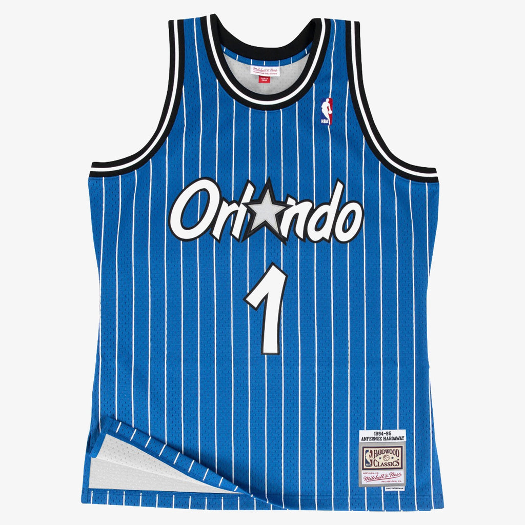 Anfernee Hardaway Orlando Magic 1994 - 95 Swingman Road Basketball Jersey