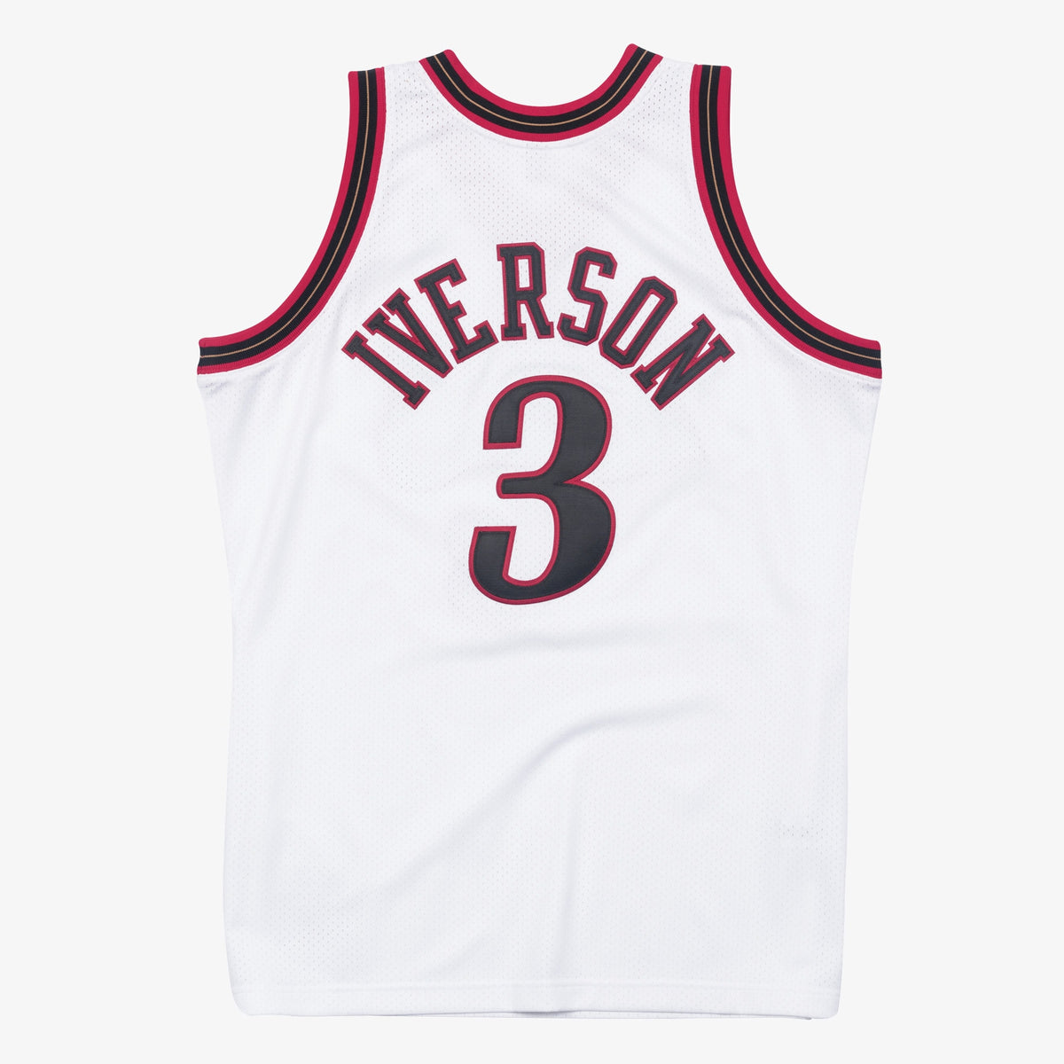 Allen Iverson Philadelphia 76ers 1997 Authentic Basketball Jersey - White